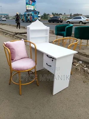 Manicure Set, With Stylish Unique Chairs 