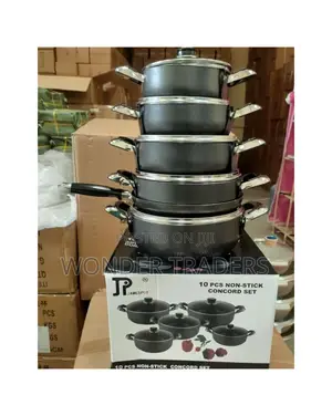 James Pot Black Cookware 10pcs Set*Nonstick