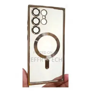 Magsafe Magnetic Charging Transparent Back Case for S22 ULTR