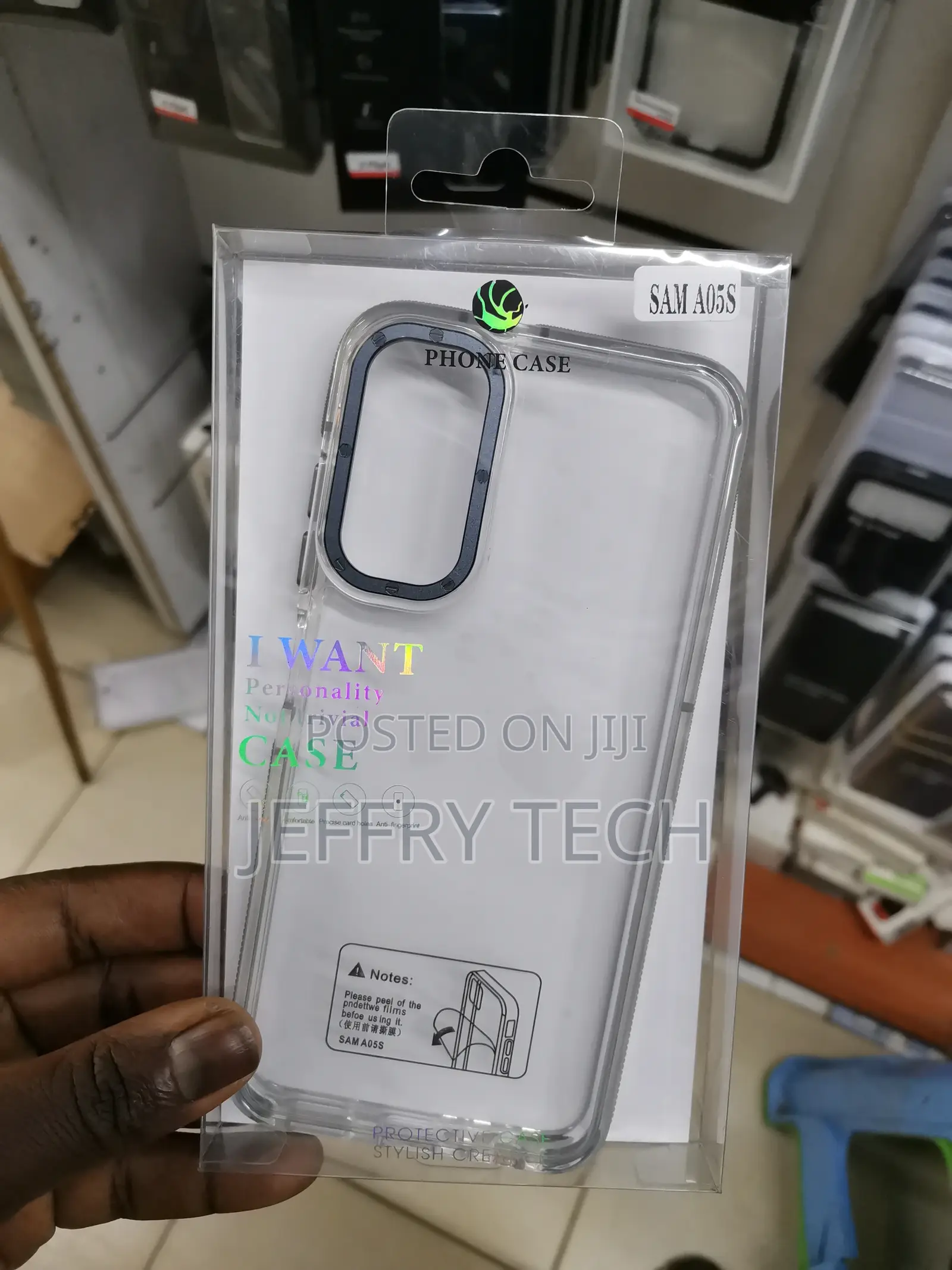 Protective Creative Hard Clear Case for Samsung A05S