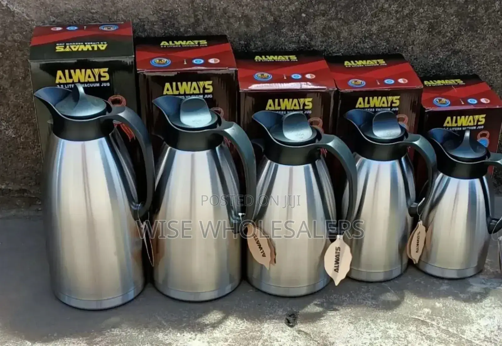 Always Stainless Steel Unbreakable Flask 3.5l" Available