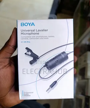 Boya BY-M1 Pro Universal Lavalier Mic New Sealed in a Shop