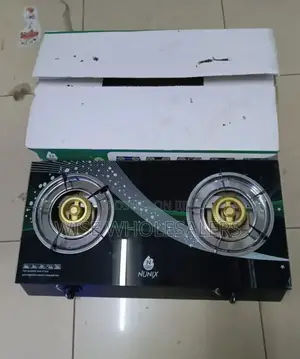 Nunix GG PRO 007 2 Burner Gas Stove Glass Top