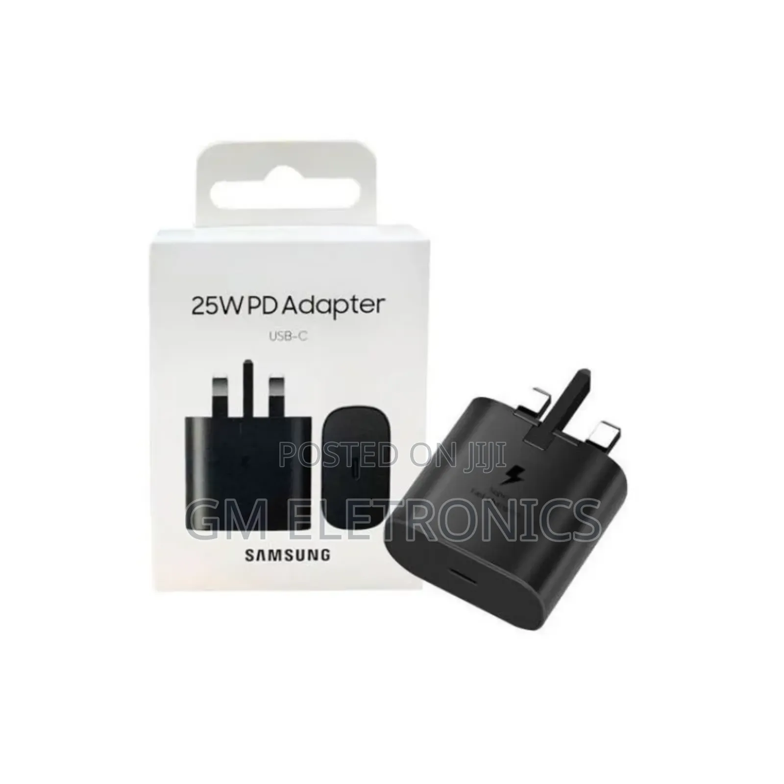 Samsung 25W USB/Type C Charger Adapter(Black)