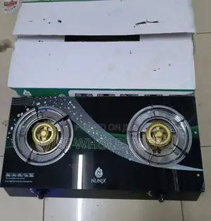 Nunix GG PRO 007 2 Burner Gas Stove Glass Top* + 