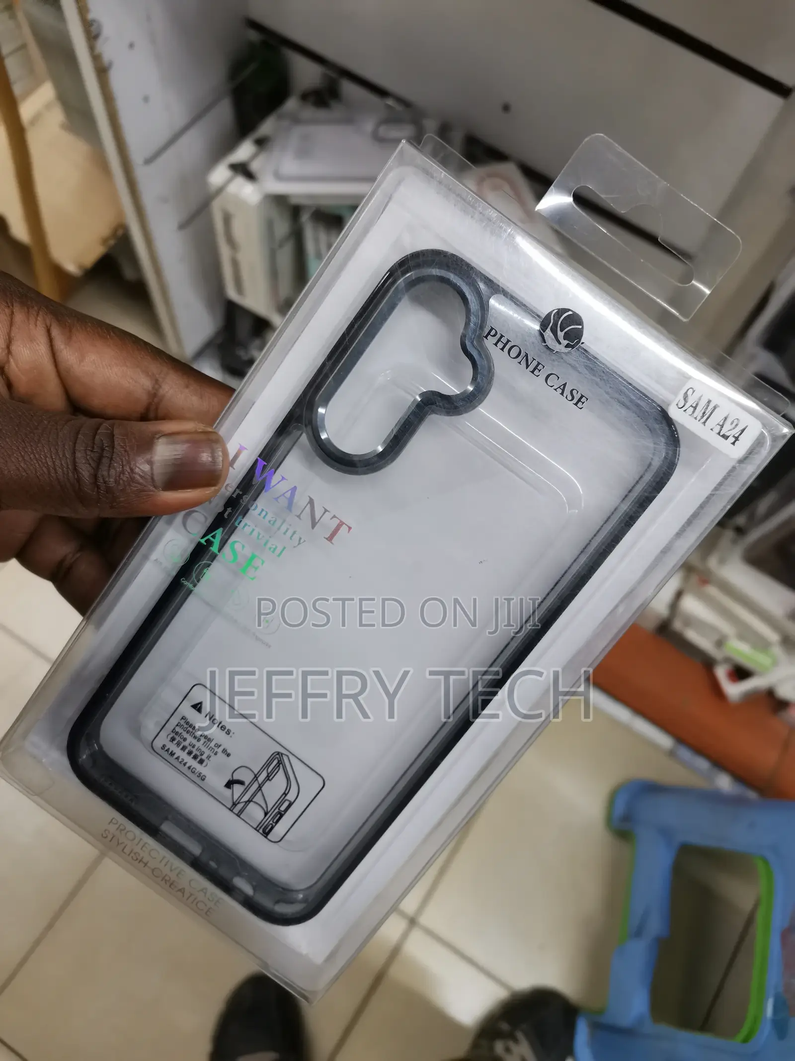 Hard Creative Clear Case for Samsung A24
