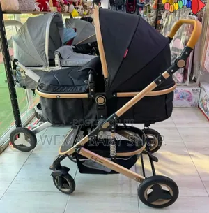 Reversible Baby Stroller With Bassinet