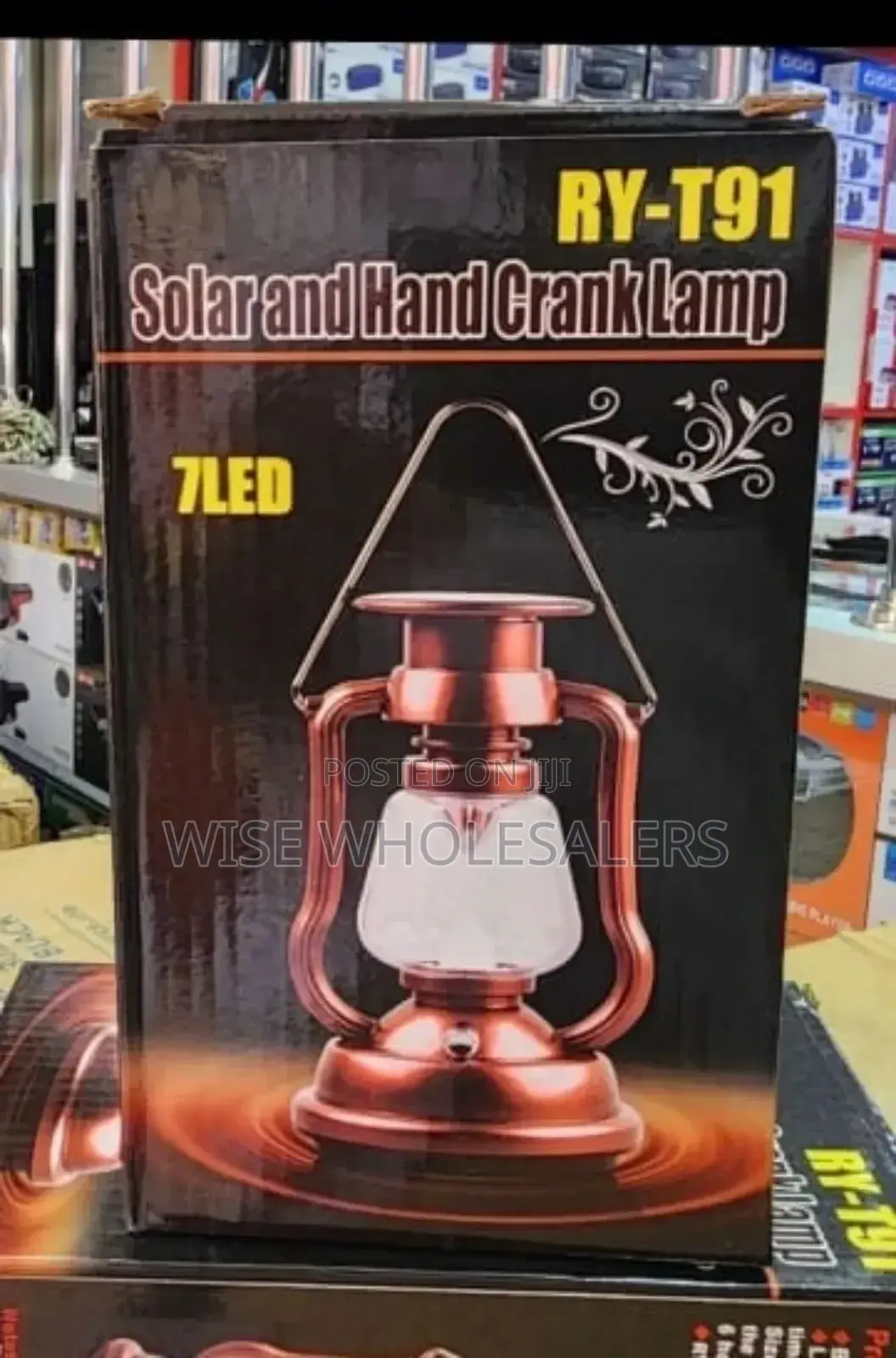 Solar and Hand Crank Lamp