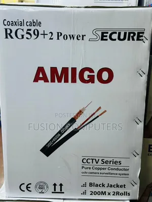 CCTV Coaxial Cable 200m Rg59 
(Amigo)