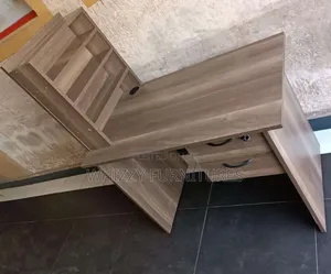 Home Study Desk With Bookshelf