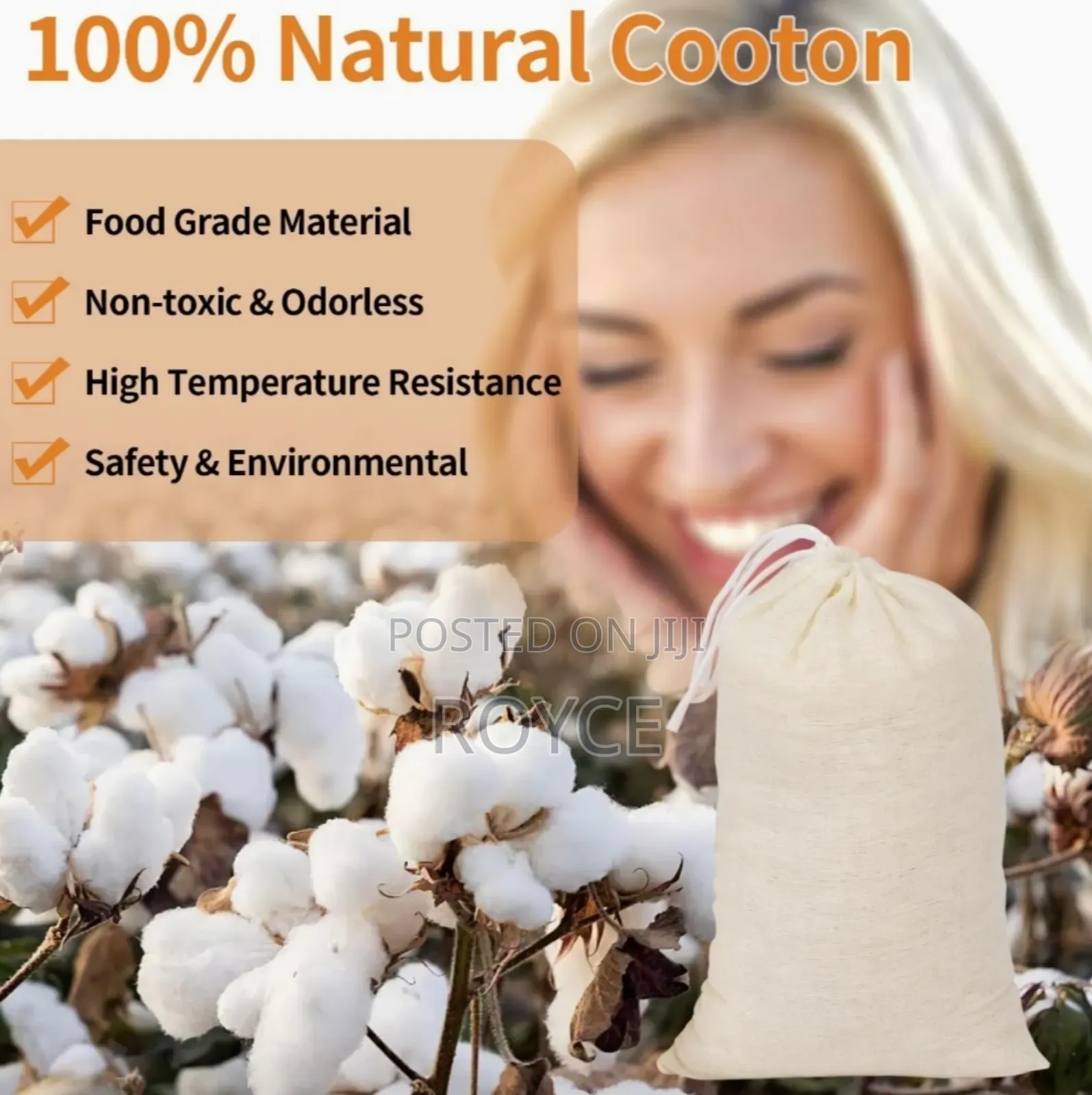 Drawstring Cheese Bag