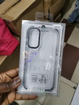 Clear Creative Case Compatible With Samsung Galaxy A34