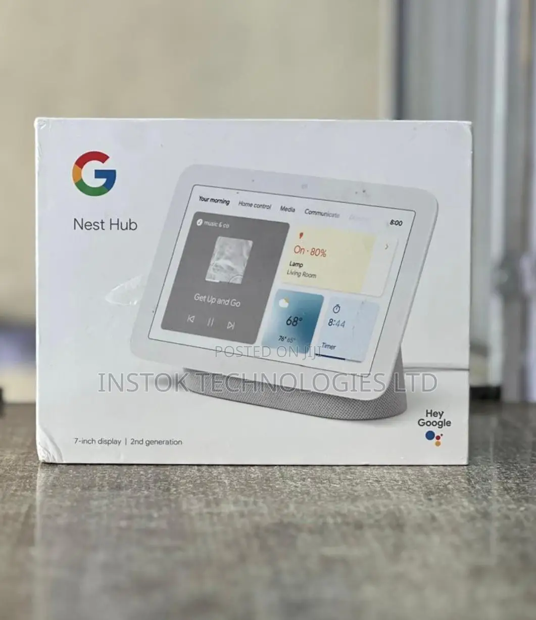 Google Nest Hub 7” Smart Display With Google Assistant