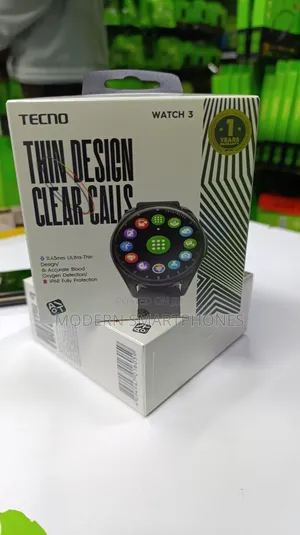 TECNO Watch 3
Clear Bluetooth Call
Smart Watch
