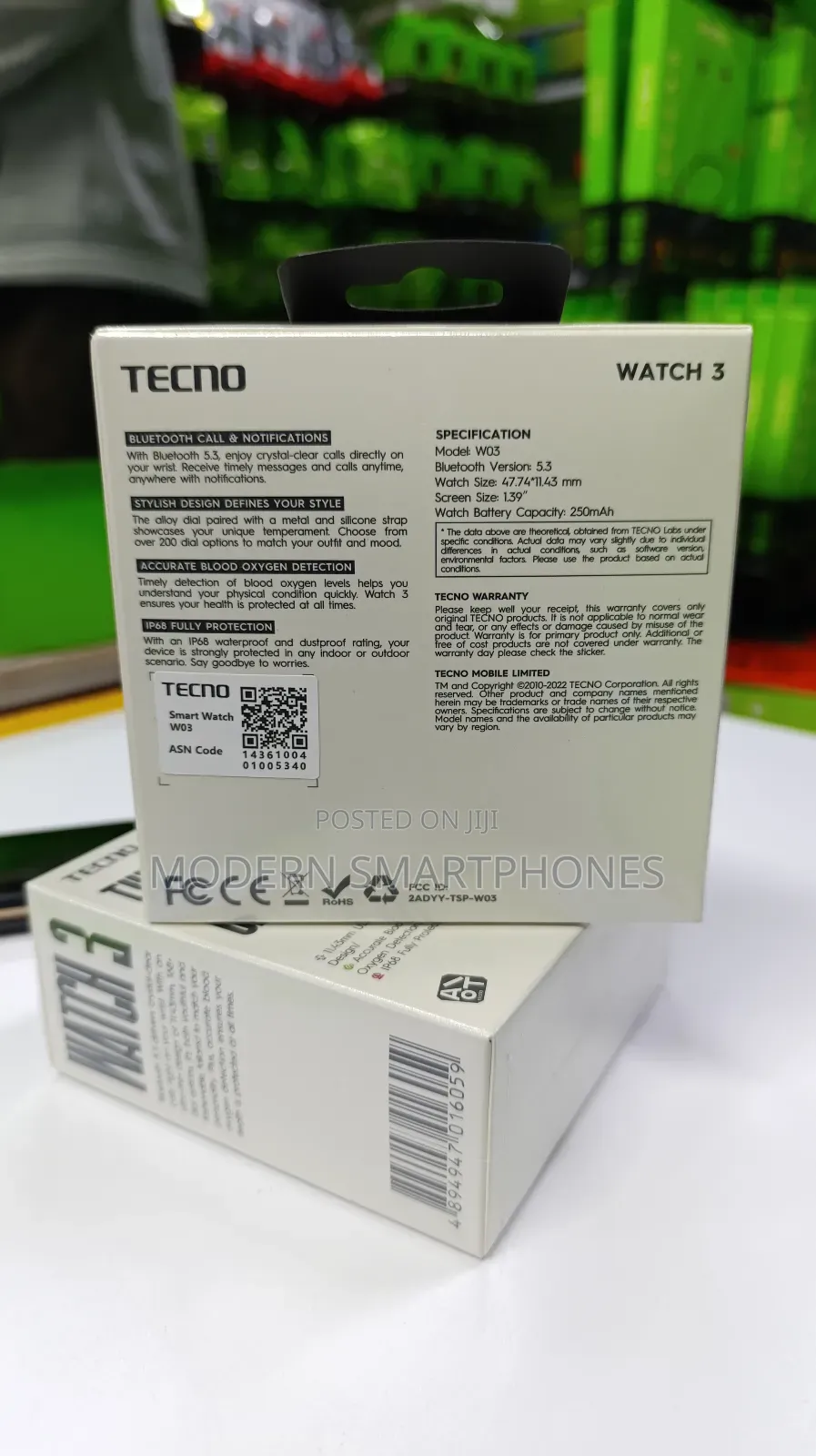 TECNO Watch 3
Clear Bluetooth Call
Smart Watch