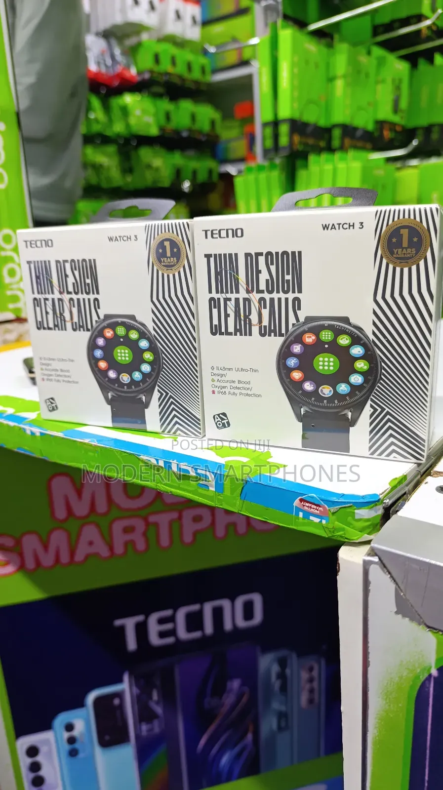TECNO Watch 3
Clear Bluetooth Call
Smart Watch