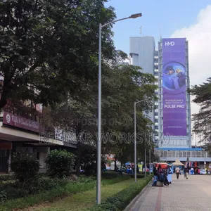 Double Arm Hot-Dip Galvanized Highway/Street Light Pole
