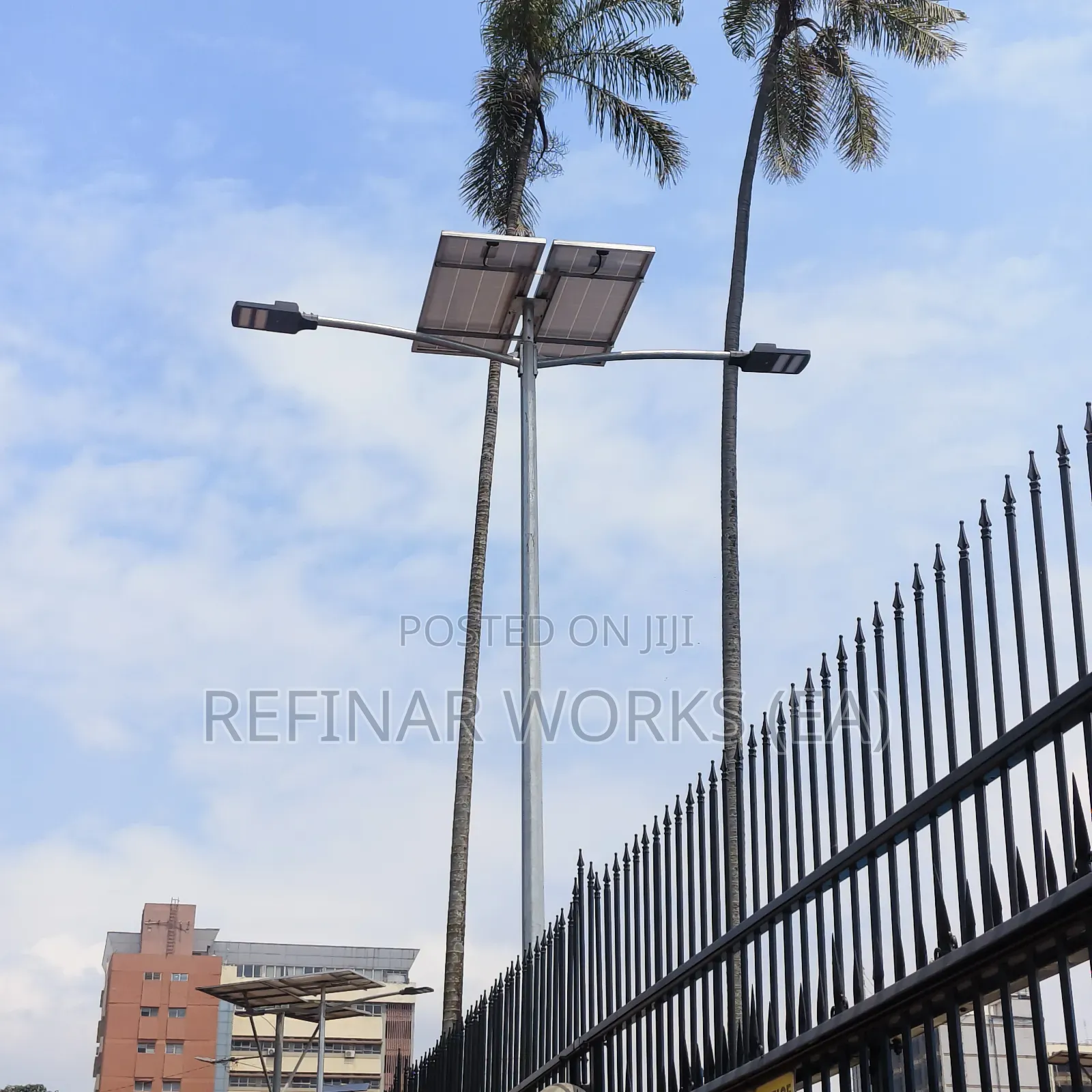 Single Double Arm Hot-Dip Galvanized Street Light Pole