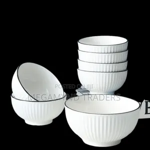 6pc Ceramic Bowls Size 6inch / 6pc Stew Bowls