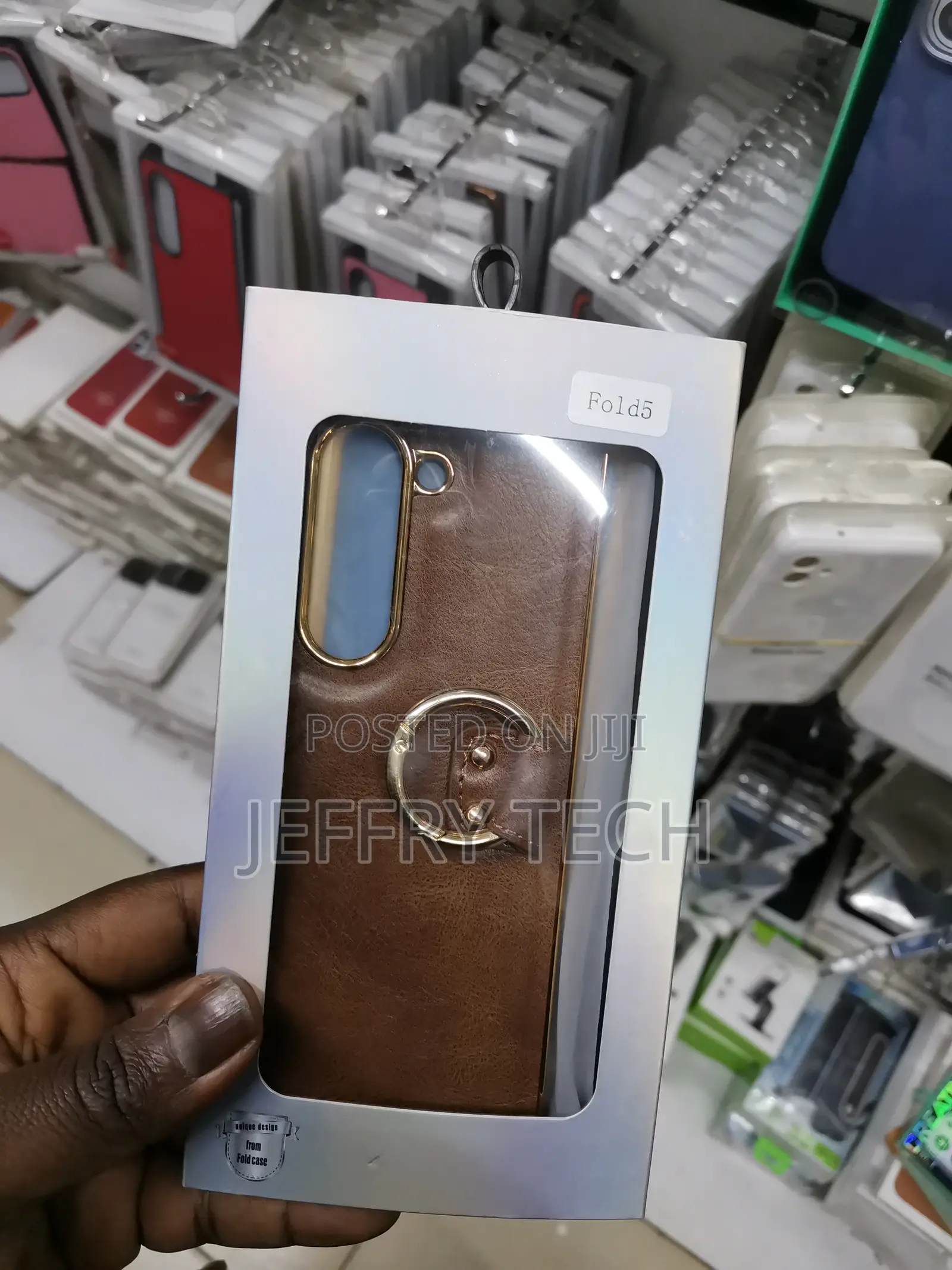 HDD Leather Case for Samsung Fold 5