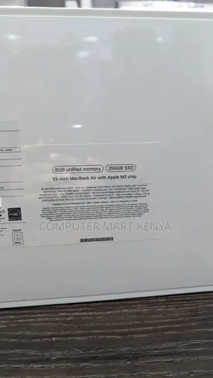 New Laptop Apple MacBook Air 8GB Apple M2 SSD 256GB