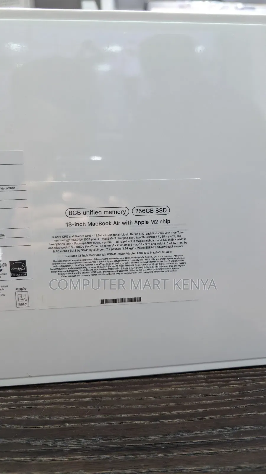 New Laptop Apple MacBook Air 8GB Apple M2 SSD 256GB
