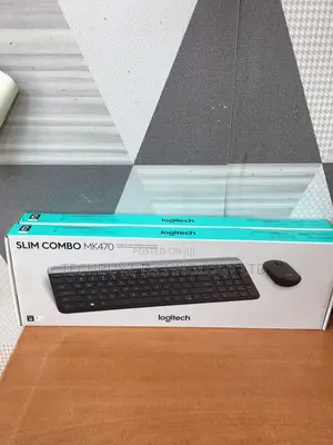 Logitech M470 Keyboard/Mouse Bundle Graphite Wireless Slim