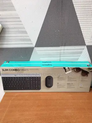 Logitech M470 Keyboard/Mouse Bundle Graphite Wireless Slim