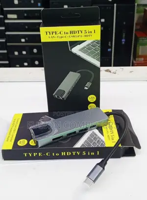 Type C Adapter 5-N-1 USB 3.0 USBC to HDTV Supports 