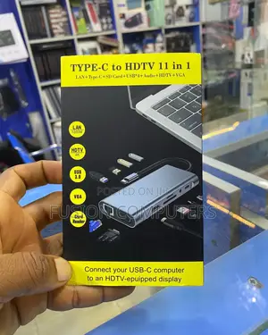 Type C to HDTV 11 in 1 Adapter