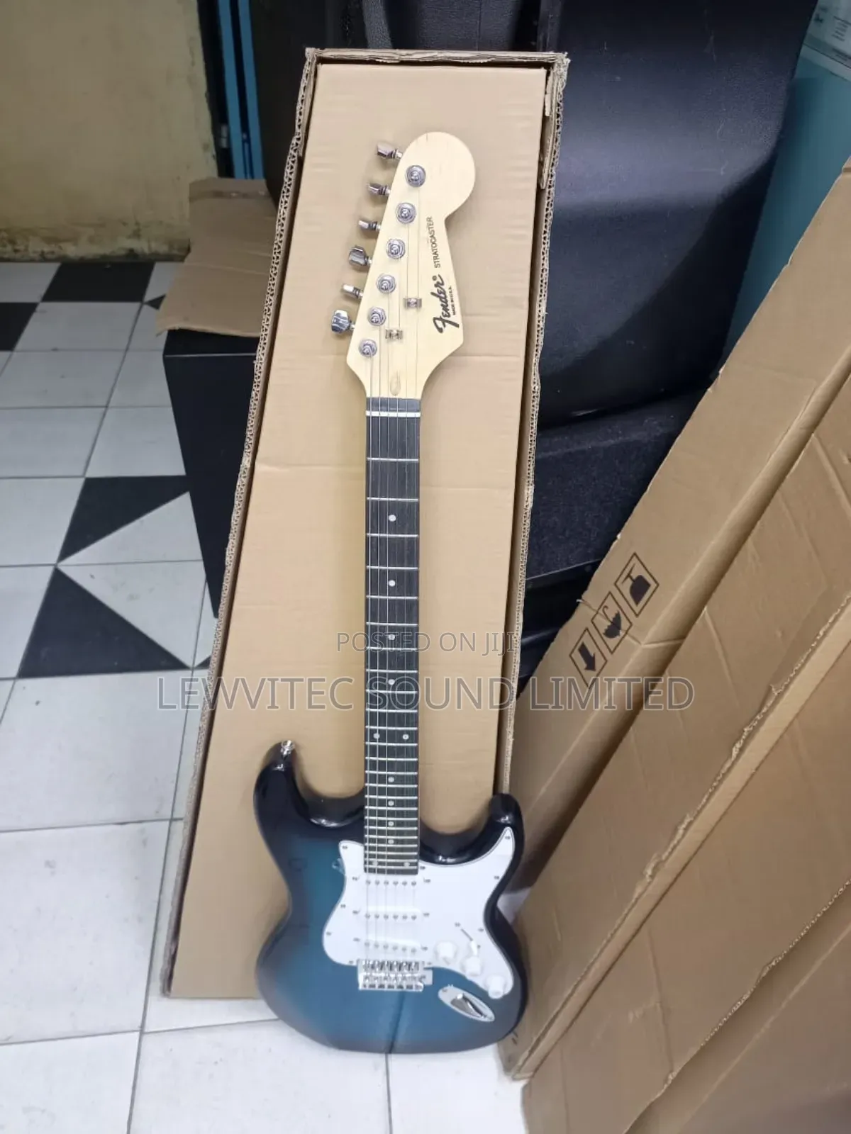 Fender Stratocaster Blue Guitar