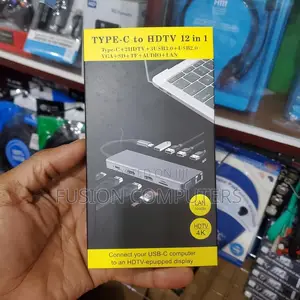Type C to HDTV 12 in 1 USB Hub