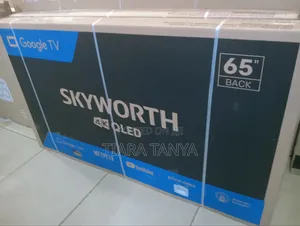 Skyworth 65" Qled 2024 Latest Google Tv,Voice