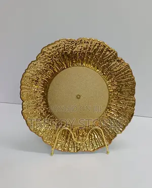 Classy Gold Charger Plate