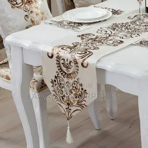 European Style Table Runner With Matching Mats
