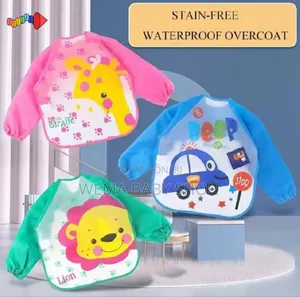 Long Sleeved Waterproof Baby Bibs