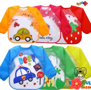 Long Sleeved Waterproof Baby Bibs