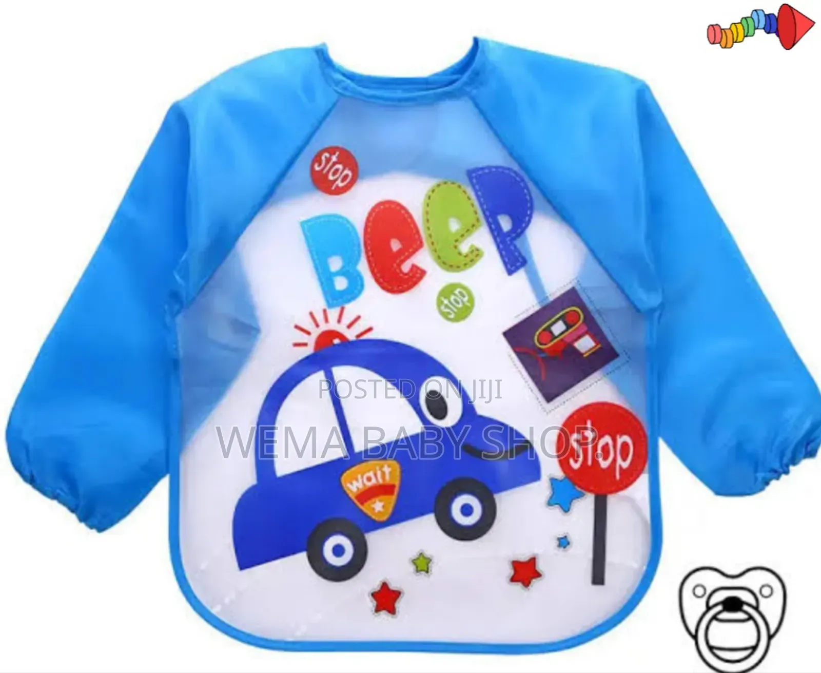 Long Sleeved Waterproof Baby Bibs
