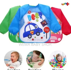 Long Sleeved Waterproof Baby Bibs