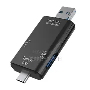 TF Card Reader USB 2.0 Type-C Sd-Cardtf OTG Card Reader Blac