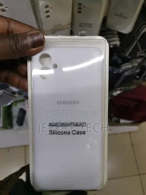 Samsung Galaxy A04E Case 6.5 Inch Liquid Silicone White