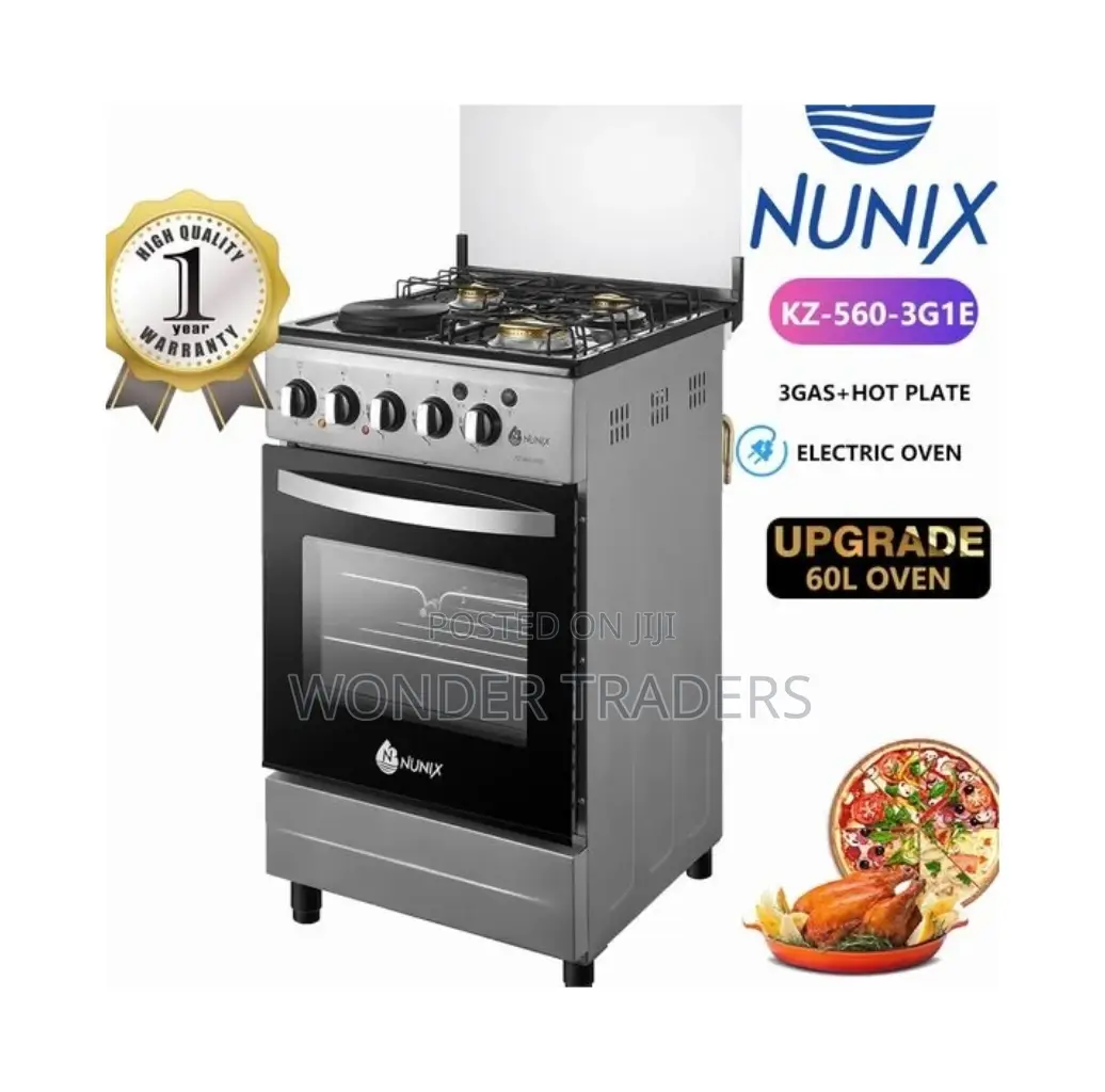 50*55 Nunix 3+1 Standing Cooker