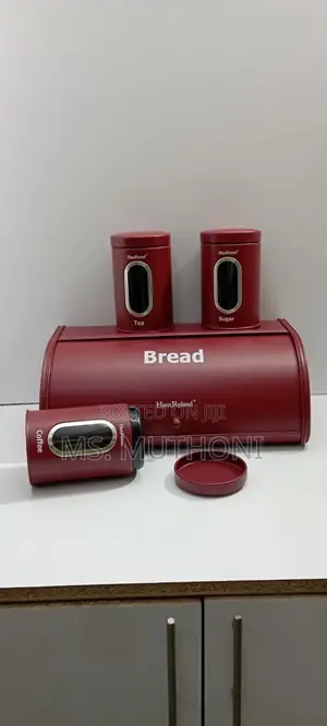 Haus Rolland Bread Storage Bin With 3pcs Canisters *
