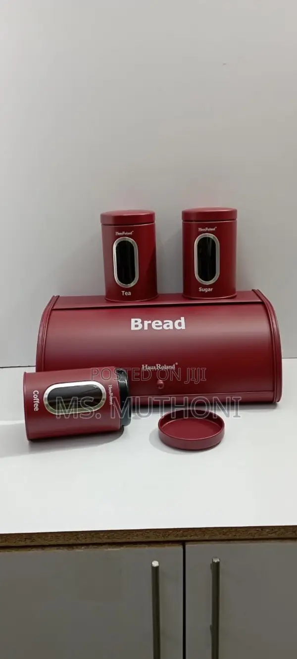 Haus Rolland Bread Storage Bin With 3pcs Canisters *