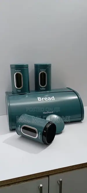 Haus Rolland Bread Storage Bin With 3pcs Canisters *