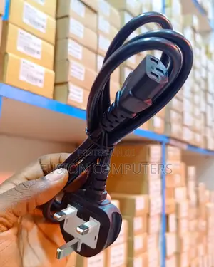 Desktop Power Cable White Fused