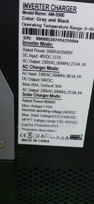 5.5 Kva Amizar Solar Hybrid Inverter