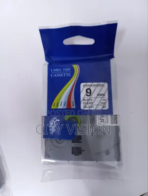 Brother Label Tape TZC-S231 12mm (Black on White) Compatible
