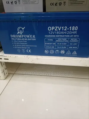 Tubular Gel Battery 12v 180ah Drom Power