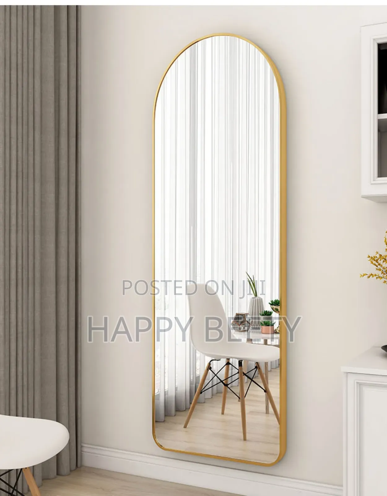 Standing Upper Curved Full Length Dressing Mirror